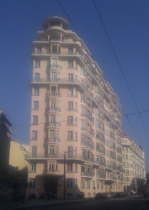 Art Deco building near Lyon Part Dieu