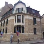 Corner house in Dijon