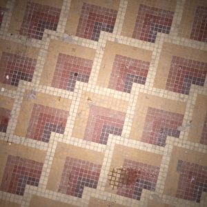 Art Deco floor tiles pattern