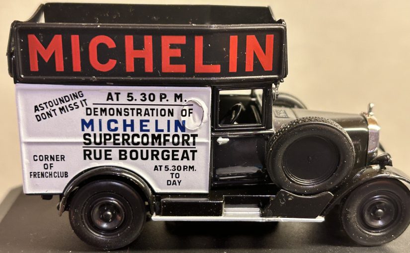 1928 Michelin advertising car